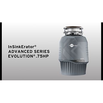 InSinkErator 生ごみ処理機 Evolution .75HP with EZ Connect Cord & Hardwire Adapter